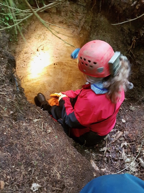 Entrance to a jet mine