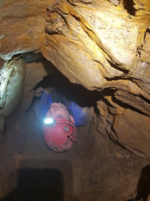 tunnel through a Whitby jet mine